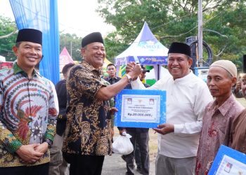 Bupati Langkat Syah Afandin Pimpin Safari Ramadan Di Sei Lepan
