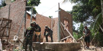 TNI Hadir untuk Rakyat, TMMD ke-127 Bangun RTLH di Tenayan Raya