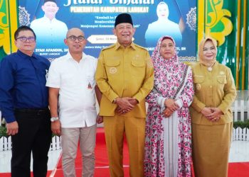 Halal bi halal Pemkab Syah Afandin, Ajak Perkuat Sinergi Bangun Langkat
