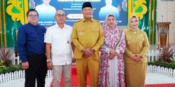 Halal bi halal Pemkab Syah Afandin, Ajak Perkuat Sinergi Bangun Langkat