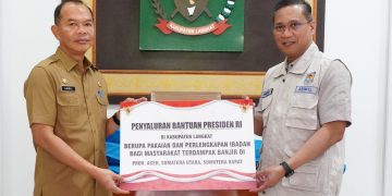 Pemkab Langkat Salurkan Bantuan Presiden untuk Korban Banjir Langkat