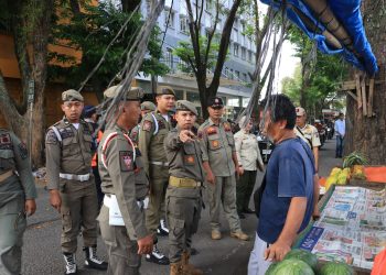 Penertiban PKL di Jalan Olahraga, Pemko Binjai Kembalikan Fungsi Ruang Terbuka Hijau