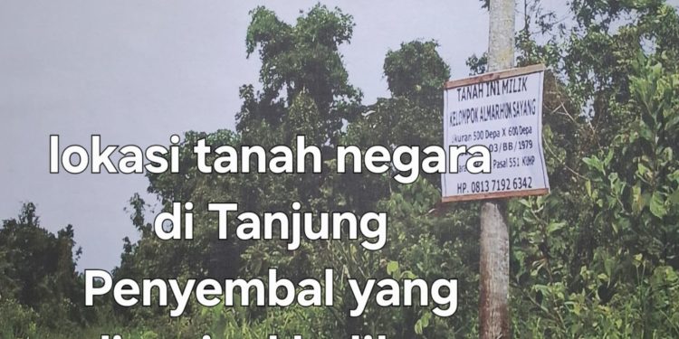 Tanah Negara Tanjung Penyembal Disorot, Dugaan Praktik Spekulan dan Mafia Agraria Mencuat