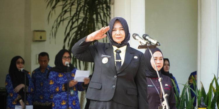 Wabup Tiorita Pimpin Upacara Otoda ke-XXX, Tegaskan Sinergi Pusat–Daerah