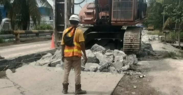 BBJN Riau Menggesa Rekonstruksi Jalan Nasional Simpang Batang Rohil–Dumai
