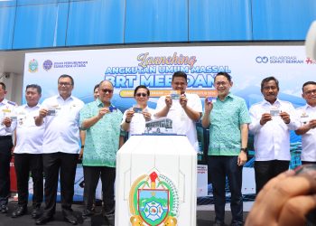 Peresmian BRT Mebidang, Wali Kota Binjai Dukung Transportasi Publik Terintegrasi
