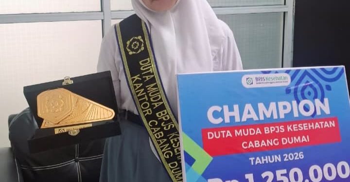 Siswi SMKN 1 Purnama Dumai Raih Juara I Duta Muda BPJS Kesehatan 2026